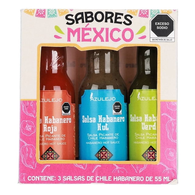 Kit Sabores México Dante Interactivo 7 Colores 55 ml 3 Piezas