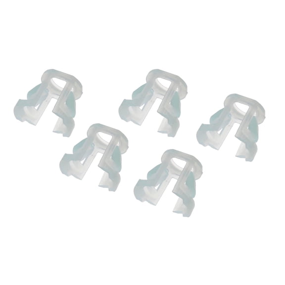 KarParts360 Fuel Line Retaining Clips | Plastic Material | 0.3125 Inches Outside Diameter | 5 pieces | Replacement For 12507401, 15638098