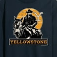 thumbnail image 3 of Yellowstone - Rip Rideing Horseback - Men's Long Sleeve T-Shirt, 3 of 6