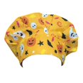 thumbnail image 1 of ruzhgo Operating Hats Nurses Long-time Service Gourd-shaped Pure Color Button Professional Assorted Colors Multifunctional Working Caps Hallowmas Yellow Hallowmas Yellow, 1 of 5