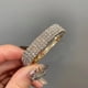 thumbnail image 5 of Broche cristal novia tocado brillante accesorios regalo elegante (2 trajes, oro y plata), 5 of 5