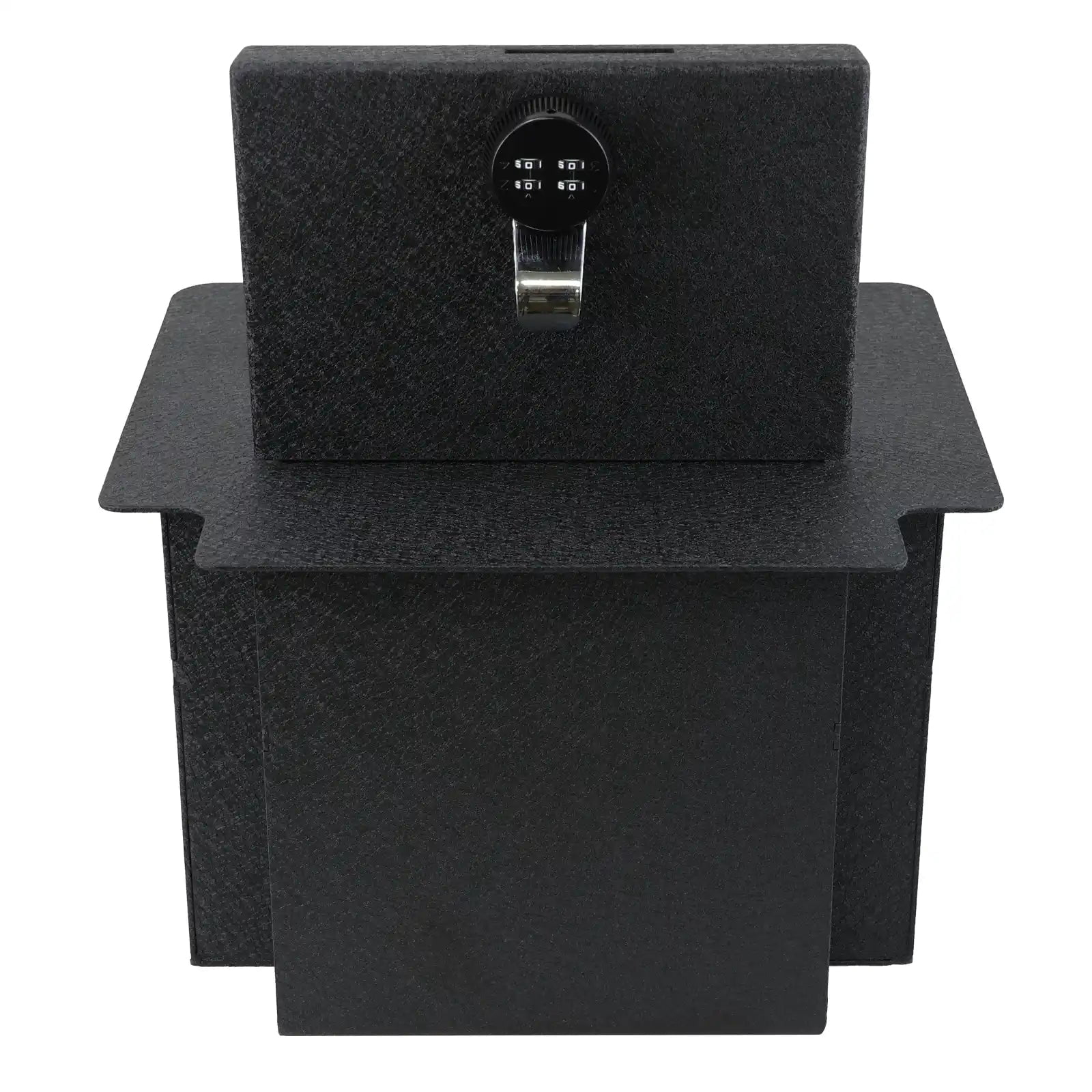 Center Console Safe Gun Safe, WASAI Premium Console Gun Vault Lockbox Compatible with Chevrolet Suburban, Tahoe & GMC Yukon 2021-2024. NOT Fit Electronic Sliding Console, 4-Digit Combination Lock.