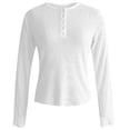 thumbnail image 6 of EDFBUYKRS Women Tops Long Sleeve Dressy Casual- 2026 Fall Fall Women's Loose Blouses Long Sleeved Button Down Shirt Leaves Printed Tunic Tops Female Autumn M, 6 of 6