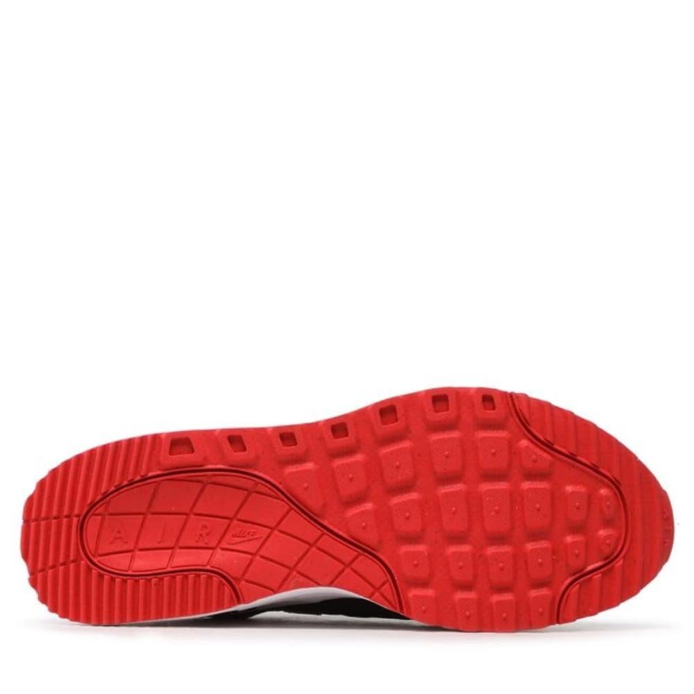NIKE Men's Sneaker, Black University Red White, 10.5