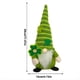 thumbnail image 3 of Día de San Patricio Leprechaun Decoraciones de Felpa Muñeca de Gnomo de Peluche Irlandés Decoración de Nudos Decoración de Muñeca Sin Rostro Verde-B, 3 of 5
