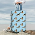 thumbnail image 7 of Susaid German Shepherd Dog Print Elastic Washable Suitcase Cover with Hidden Zipper, Fits 18-32 Inch Luggage for Protection During Travel-Medium, 7 of 7