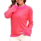 thumbnail image 1 of Suéter de invierno de mujer Gibobby de punto con cuello redondo y manga larga en contraste rosa M, 1 of 3
