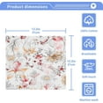 thumbnail image 4 of Coolnut Pink Flowers Daisies Washcloths Towels, Highly Absorbent and Soft Cotton Face Cloths, 4 Pack Quick Dry Wash Cloths - 12 X 12 Inches Washcloth Gift, 4 of 7
