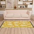 thumbnail image 6 of Vintage Modern Runner Rug,Non Slip Machine Washable 72"x23.5" Polyester Material Pet-Friendly Durable,Applicable to Entryway Rug Living Room Rug Mustard Yellow, 6 of 8