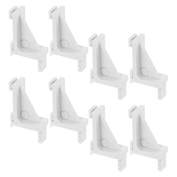 8 Pcs Refrigerator Support Accessories Freezer Supply Buckle Refrigerator Bracket Plastic 4.50X2.50X1.50CM
