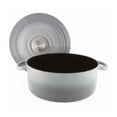 thumbnail image 3 of Chantal TC32-260 FG 5qt Round Enamel Dutch Oven-Fade Grey Cast Iron Cookware, 5 quart capacity, 3 of 5