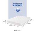 thumbnail image 2 of Kit de Descanso Spring Air 2 Almohadas Peach + Protector de Colchón + Sábanas , Kit Suave y Fresco., 2 of 4