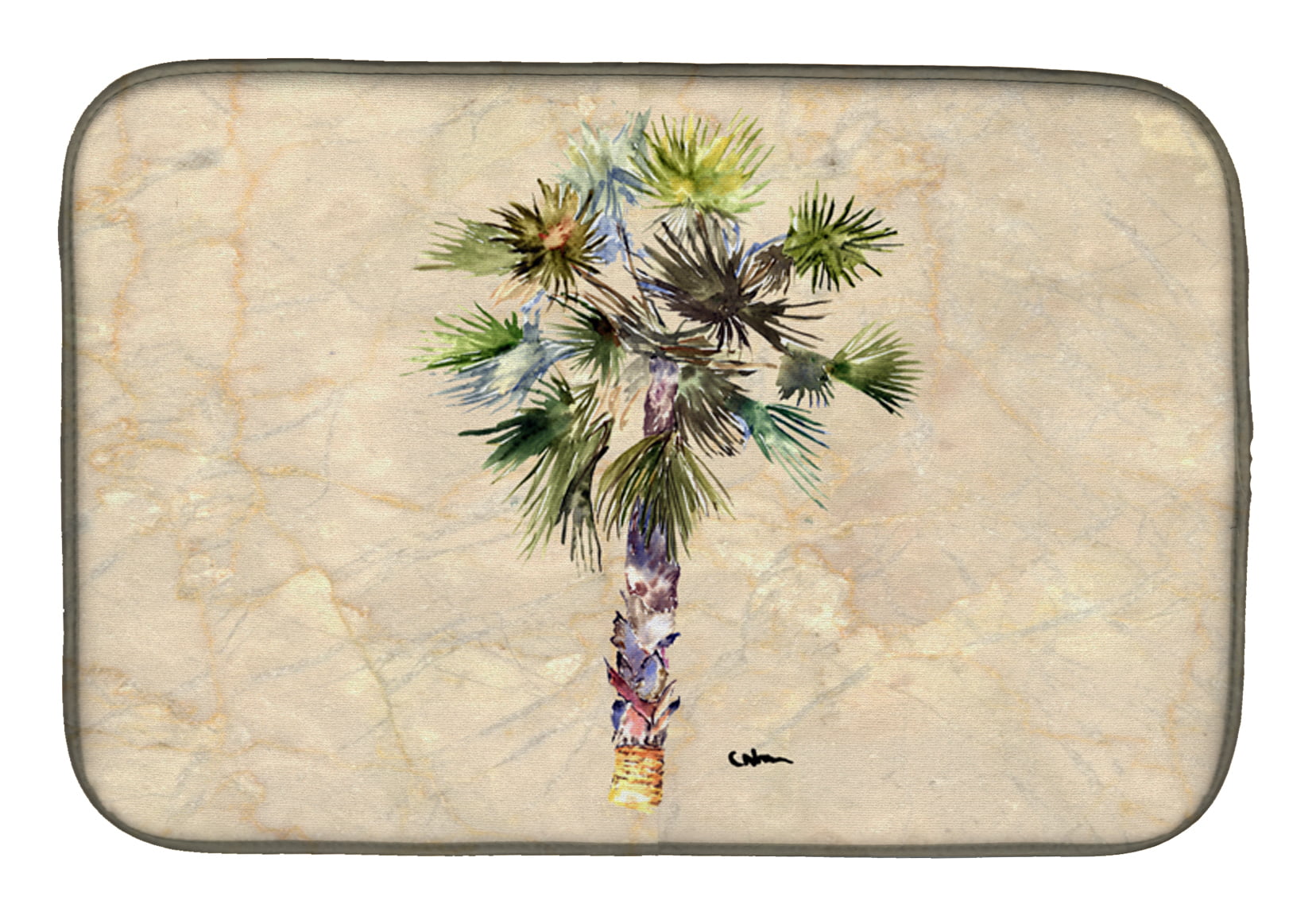palm tree drawing color