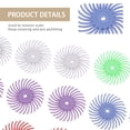 thumbnail image 5 of WASHWEPE Abrasive Buffing Wheels Radial Shape 24Pcs For Pre Polishing Texturing Finishing, 5 of 7