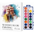 thumbnail image 1 of Libro para colorear de versículos bíblicos en acuarela para adultos: arte inspirador con consejos paso a paso sobre acuarela para mezclar, sombrear y superponer colores | Papel grueso que no traspasa, 1 of 6