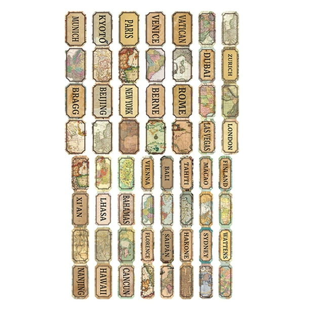 30 pegatinas para álbumes de recortes, pegatinas para diario, pegatinas decorativas para manualidades DIY EstiloI