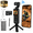 Black, variant on Ourlife Pink 4K Pocket Gimbal Camera, 330° Rotation, 1.72" Touch Screen, Face Tracking, 2400mAh Battery, 64GB Card, for Content Creators