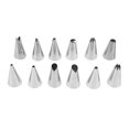 thumbnail image 2 of BOKYAN 22Pcs 12.2 Inch / 31 cm Aluminum Alloy Cake Turntable Cake Decorating Kit Supplies Baking Set with Rotating Stand Icing Spatula Scrapers Decorating Bags Stainless Steel Decorative Heads, 2 of 6