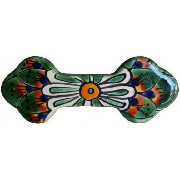 Peacock Talavera Ceramic Drawer Pull