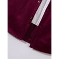 thumbnail image 6 of Elvqul Mens Summer Shirt with Pockets Quick Dry T-Shirt Button Up Classic Short Sleeve Wine Collared Tee for Men Fashion, 6 of 6