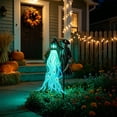 thumbnail image 2 of Lypsnake Cursed Pirate Glowing Ghost Yard Stake Light,Skeleton Pirate with Lantern LED Garden Decor, Spooky Lawn Stake for Halloween Pathway Haunted House Decor, 2 of 8