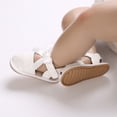 thumbnail image 5 of Otqutp Toddler Summer Footwear Summer Children Shoes Girls Sandals Flat Bottom Non Slip Lightweight Fish Mouth Breathable Solid Color Bow Shoes, 5 of 9