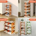 thumbnail image 5 of Zapatero de nivel, zapatero, estantes para zapatos, organizador de zapateros, estantes modulares multifuncionales, para sala de estar, guardarropa y, 5 of 5