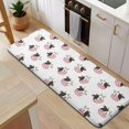 thumbnail image 5 of White Cow Head Pattern Kitchen Rug Mat,Kitchen Runner Rugs Non Skid Washable,Decorative Kitchen Floor Mats for Kitchen,Sink,Laundry,17"x47.2", 5 of 7