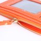thumbnail image 5 of Bolsa PU Bifold Wallet Contraste Color Moda Mujer Efectivo Monedero de dinero con cremallera JShteea  Para Estrenar, 5 of 9