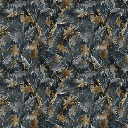 VIP Fabrics Fall Leaves Camo Fabric