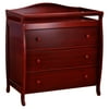 AFG Baby Furniture Grace 3-Drawer Changing Table, Cherry