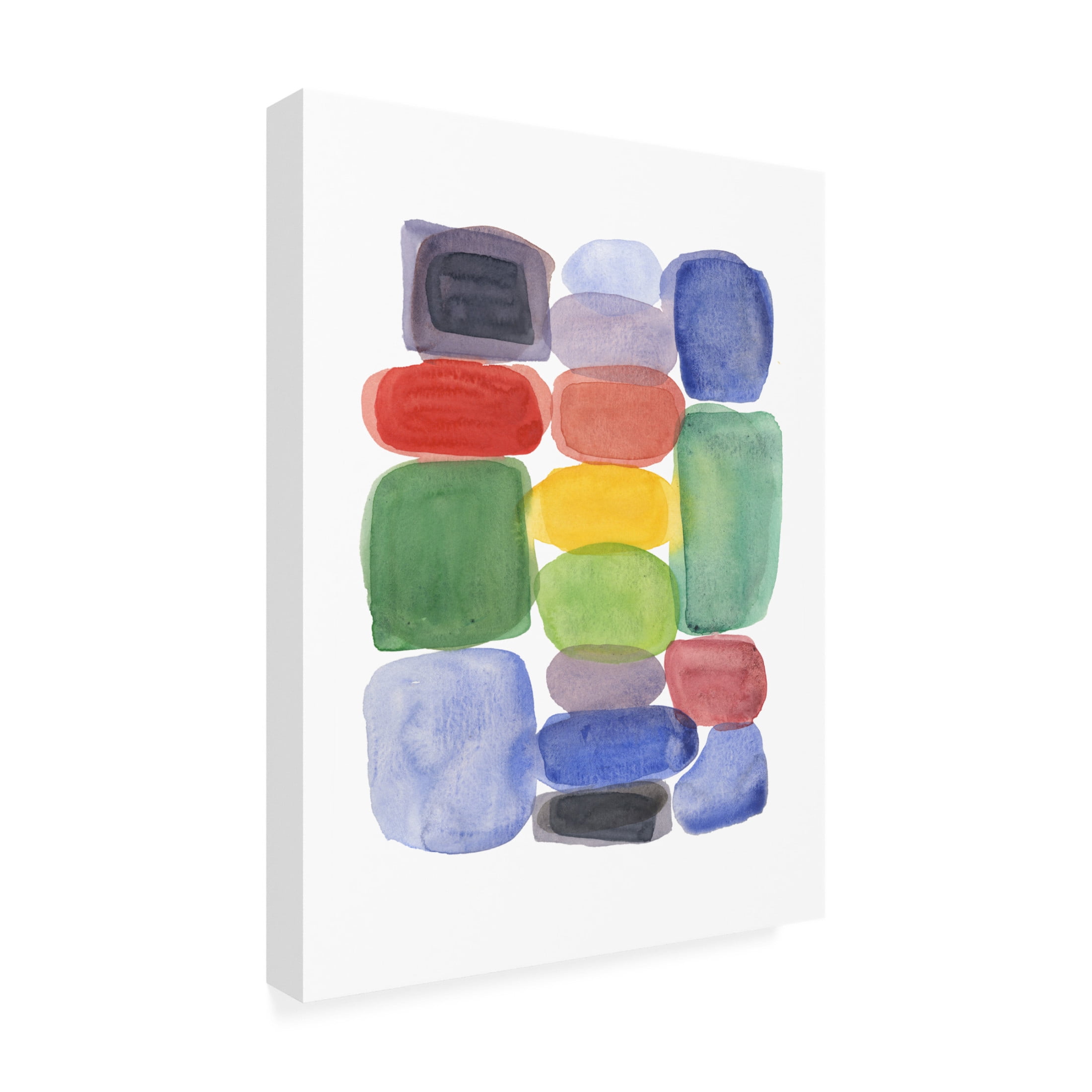 Trademark Fine Art Louise van Terheijden Color Blocks 2 Canvas Wall Art