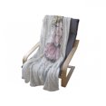 thumbnail image 4 of Ballerina Soft Flannel Fleece Throw Blanket, Curly Blonde Haired Dancer Girl Pencil Drawing in Muted Tones Funny Doodle, Cozy Plush for Indoor and Outdoor Use, 50" x 60", Multicolor, by Ambesonne, 4 of 6