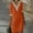 Orange, variant on Munlar Women's Mini Dress Loose Black Dress Summer Casual Short Sleeve Sundress