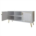 thumbnail image 4 of Castle Place Glam 47" TV Stand Console for TVs up to 55", White, 4 of 9