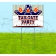 thumbnail image 1 of Tailgate Party Gators (18" x 24") Yard Sign, Includes Metal Step Stake, 1 of 6