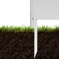 thumbnail image 6 of Ktaxon Privacy Screen,Vinyl Privacy Fence Panels 2-Panel Picket Fence Garden Fence for Garden Patio Lawn, 6 of 11
