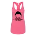 thumbnail image 2 of Internet is a Breeding Ground David Schitt's TV Quote Pop Culture Ladies Racerback Tank Top, Hot Pink, X-Large, 2 of 3