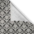 thumbnail image 6 of Ambesonne Abstract Valance & Curtain, Intricate Circular Shapes, 55"x45", Charcoal Grey Eggshell, 6 of 7