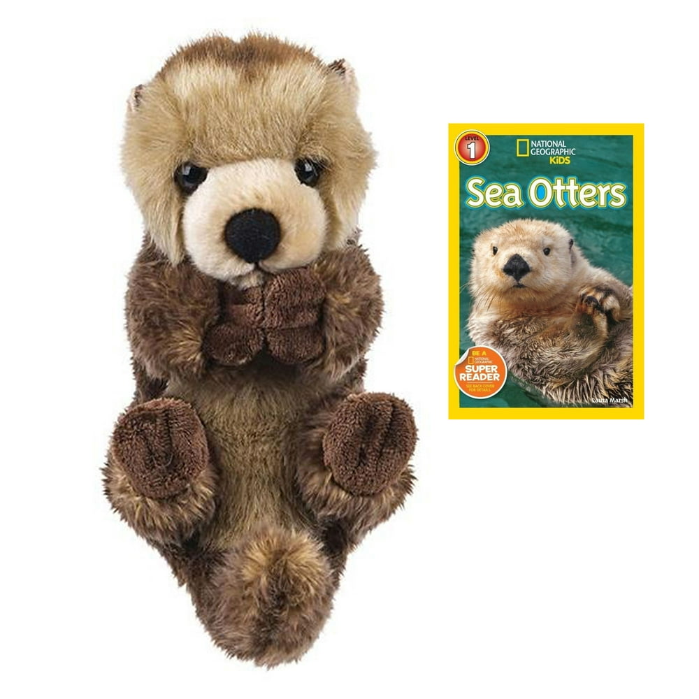 Wildlife Tree Sea Otter Stuffed Animal + National Geographic Sea Otters