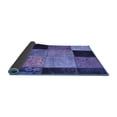 thumbnail image 2 of Ahgly Company Indoor Square Patchwork Blue Transitional Area Rugs, 5' Square, 2 of 4