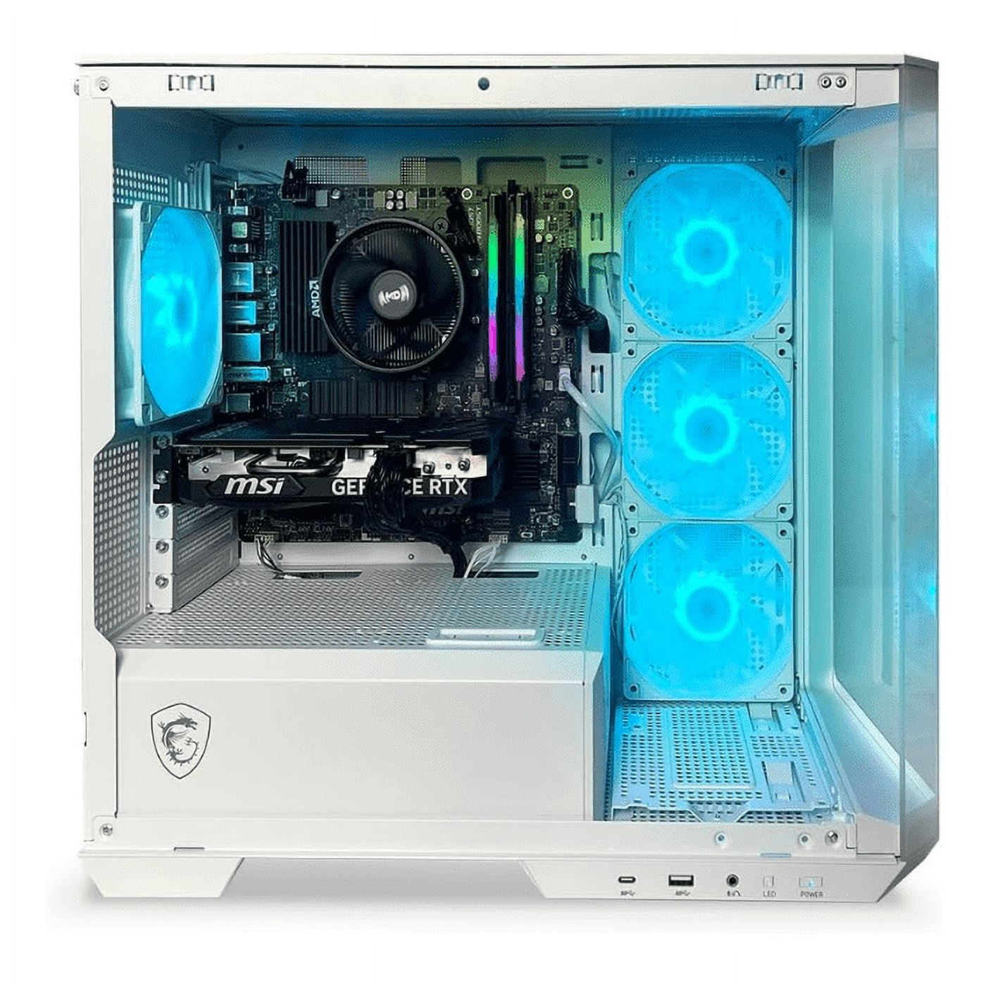 NSX AMD Ryzen 7 5800X Gaming PC, RTX 4070 12GB, 16GB DDR4 RAM, 1T