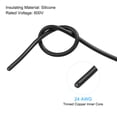thumbnail image 3 of Silicone Wire 24AWG 24 Gauge Flexible Tinned Copper Standard High-Temperature Hookup Wire Black 30m/98.4ft, 3 of 6