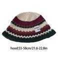 thumbnail image 3 of Handmade Bucket Hat Elegant Colorful Decorated Cloches Style for Women Party Simple Hat Cloche Lady Knitted Bucket Hat crushed rice, 3 of 4