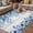 Blue Ivory, variant on Spring Blue Floral Outdoor Rug for Patio/Deck/Porch, Non-Slip Large Area Rug 6 x 9 Ft, Farmhouse Weeping Floral Leaves Indoor Outdoor Rugs Washable Area Rugs, Reversible Camping Rug Carpet Runner