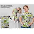 thumbnail image 7 of oneOone Velvet Light Green Fabric Cute Animal Sewing Material Print Fabric By The Yard 58 Inch Wide, 7 of 7