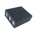 thumbnail image 1 of Tachiuwa Card Deck Box Container Strong Versatile Display Organizer Sports Cards Case Black Gray, 1 of 9