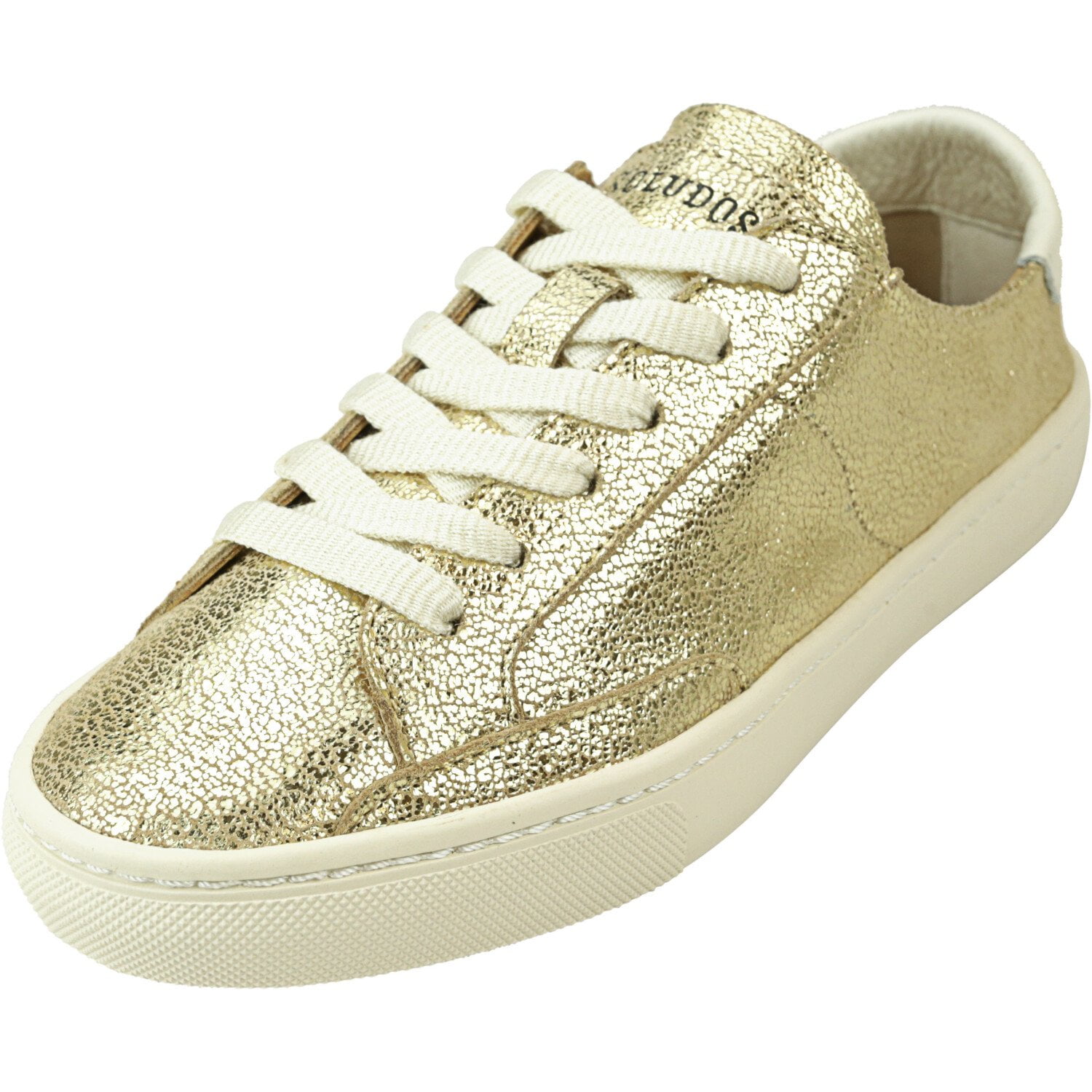 soludos gold sneakers