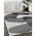 thumbnail image 2 of Ahgly Company Indoor Rectangle Patterned Gray Cloud Gray Area Rugs, 5' x 8', 2 of 6