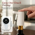 thumbnail image 4 of Electric Wine Aerator & Dispenser, Automatic Smart Pourer with Adjustable Dosing, USB Rechargeable, 4 of 5